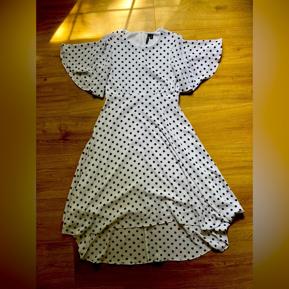 Black and White Polka Dot Dress